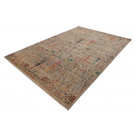 Tappeto Shahi Fine Pakistan marrone grigio 204x293
