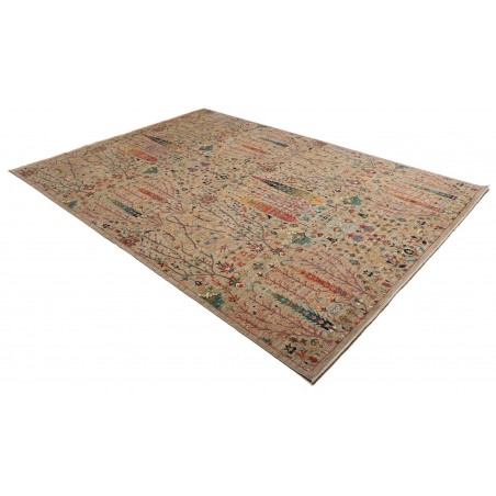 Tappeto Shahi Fine Pakistan marrone grigio 204x293