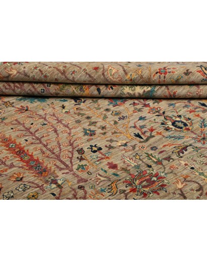 Tappeto Shahi Fine Pakistan marrone grigio 204x293