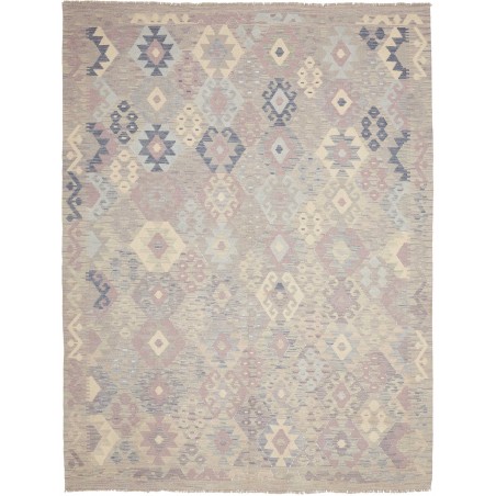 Tappeto Kilim Afghanistan beige azzurro 189x245