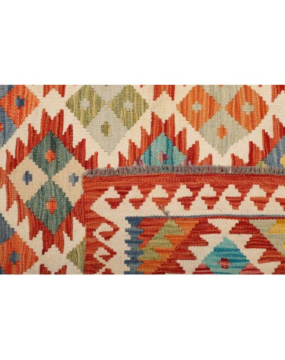 Tappeto Kilim Afghanistan marrone 110x202