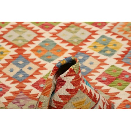 Tappeto Kilim Afghanistan marrone 110x202