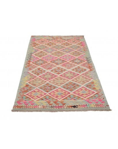 Tappeto Kilim Afghanistan marrone 100x194