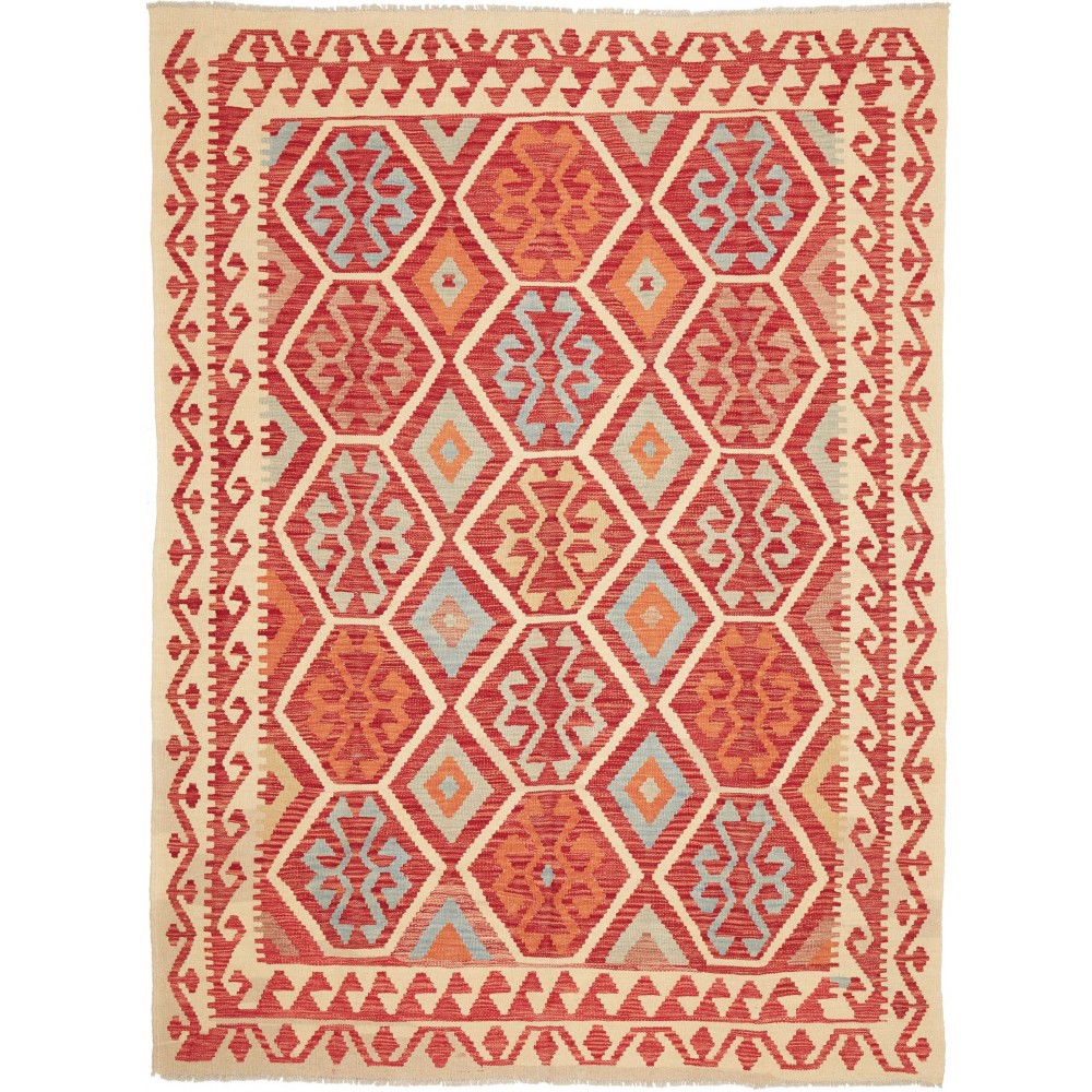 Tappeto Kilim Afghanistan marrone 179x240 Tappeto Kilim Afghanistan marrone 179x240
