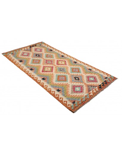 Tappeto Kilim Afghanistan marrone 101x202