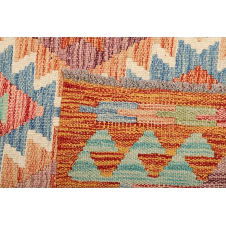 Tappeto Kilim Afghanistan marrone grigio 102x201