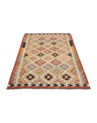 Tappeto Kilim Afghanistan marrone 119x177