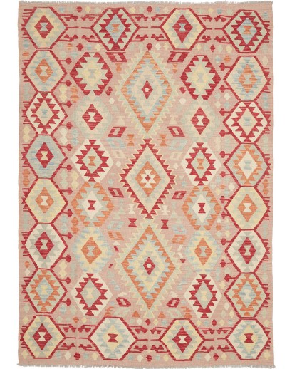 Tappeto Kilim Afghanistan marrone 172x241