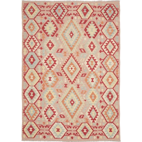Tappeto Kilim Afghanistan marrone 172x241