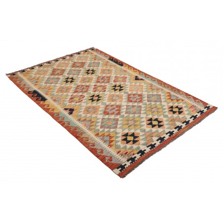 Tappeto Kilim Afghanistan marrone 119x177