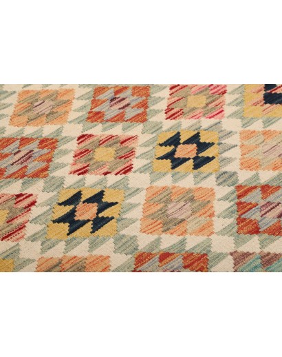 Tappeto Kilim Afghanistan marrone 119x177