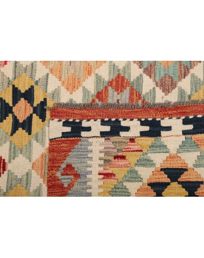 Tappeto Kilim Afghanistan marrone 119x177