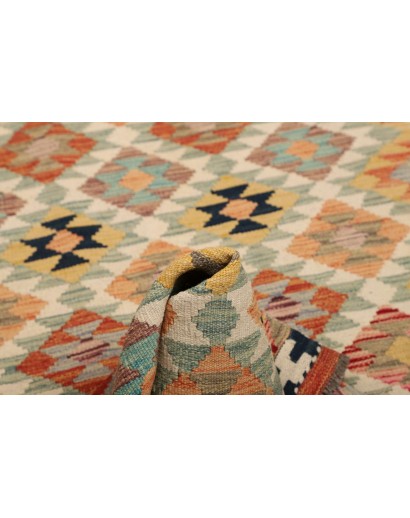Tappeto Kilim Afghanistan marrone 119x177