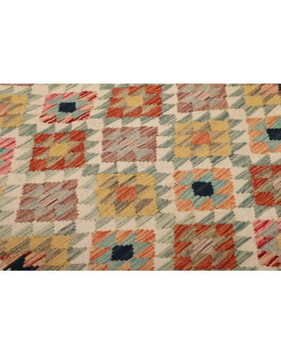 Tappeto Kilim Afghanistan marrone grigio 118x179