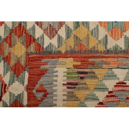Tappeto Kilim Afghanistan marrone grigio 118x179