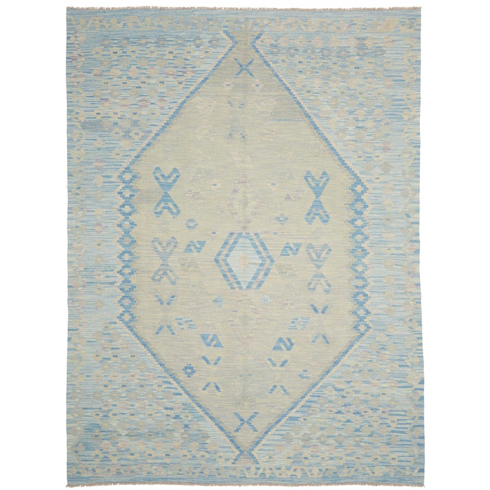 Tappeto Kilim Afghanistan beige grigio 179x244 Tappeto Kilim Afghanistan beige grigio 179x244
