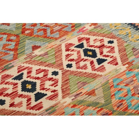 Tappeto Kilim Afghanistan marrone grigio 118x184