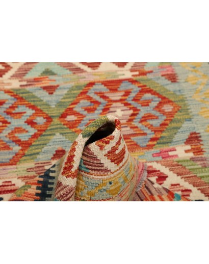 Tappeto Kilim Afghanistan marrone grigio 118x184