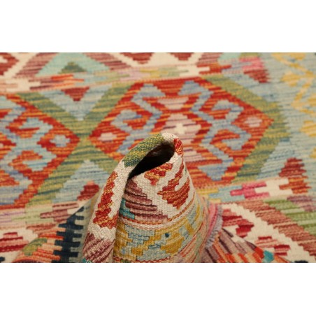 Tappeto Kilim Afghanistan marrone grigio 118x184