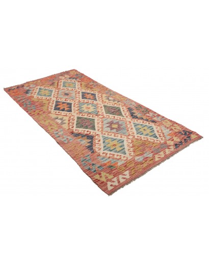 Tappeto Kilim Afghanistan marrone grigio 104x210