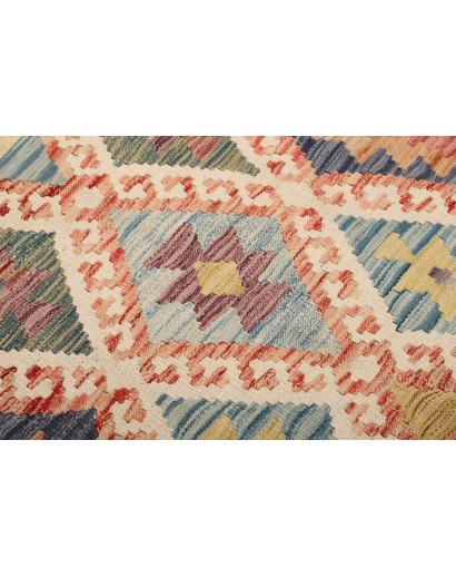 Tappeto Kilim Afghanistan marrone grigio 104x210