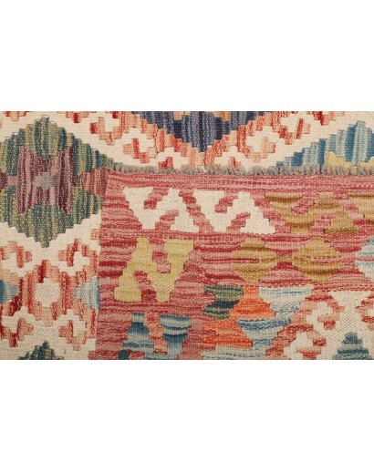 Tappeto Kilim Afghanistan marrone grigio 104x210
