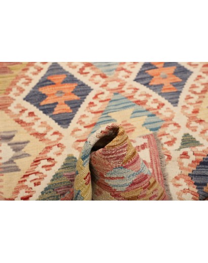 Tappeto Kilim Afghanistan marrone grigio 104x210