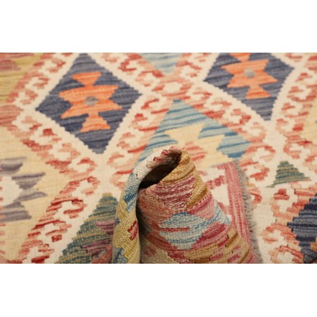 Tappeto Kilim Afghanistan marrone grigio 104x210