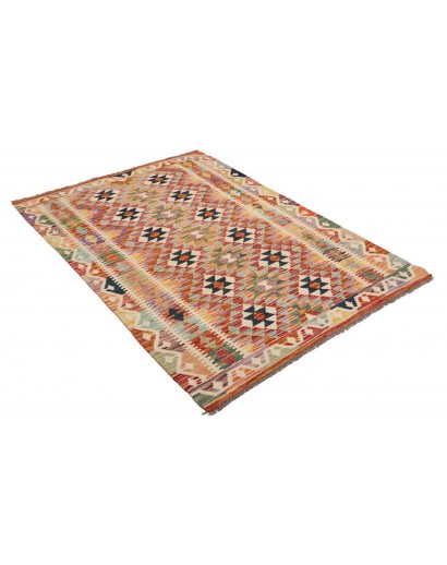 Tappeto Kilim Afghanistan marrone 124x177