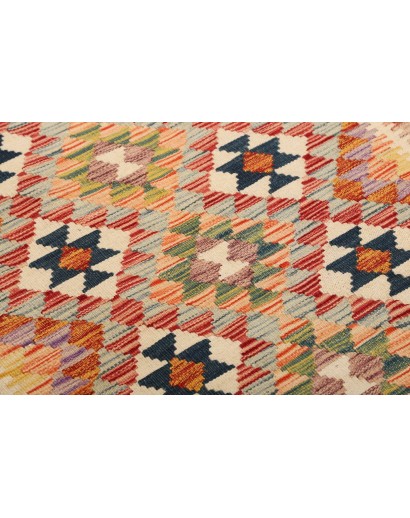 Tappeto Kilim Afghanistan marrone 124x177