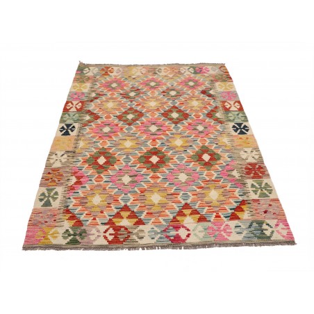 Tappeto Kilim Afghanistan marrone 124x179