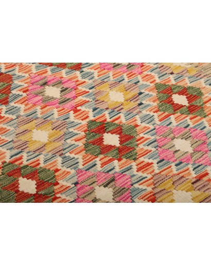 Tappeto Kilim Afghanistan marrone 124x179