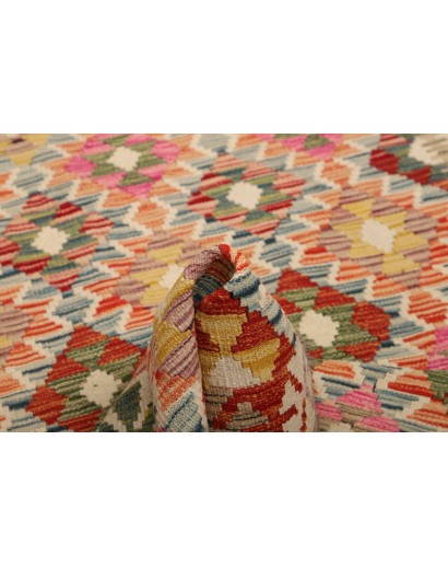 Tappeto Kilim Afghanistan marrone 124x179