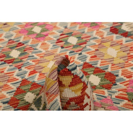 Tappeto Kilim Afghanistan marrone 124x179