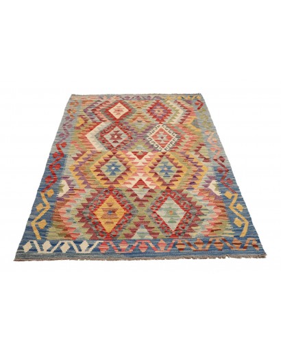 Tappeto Kilim Afghanistan marrone 125x182