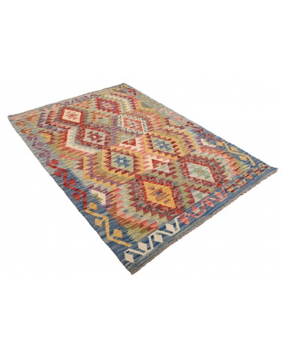 Tappeto Kilim Afghanistan marrone 125x182