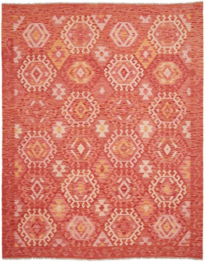 Tappeto Kilim Afghanistan rosso 187x235