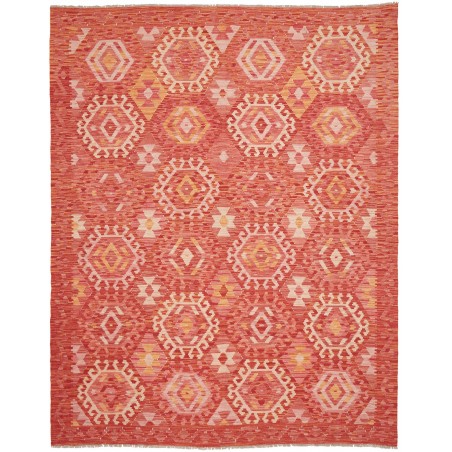 Tappeto Kilim Afghanistan rosso 187x235