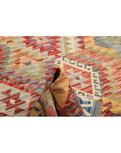 Tappeto Kilim Afghanistan marrone 125x182