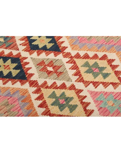 Tappeto Kilim Afghanistan marrone 124x193