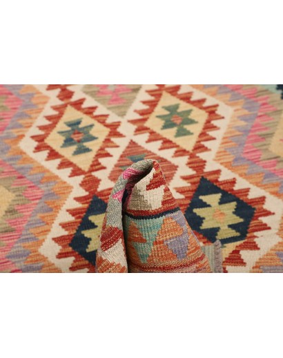 Tappeto Kilim Afghanistan marrone 124x193