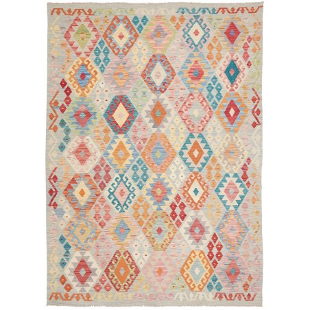 Tappeto Kilim Afghanistan beige marrone 180x250