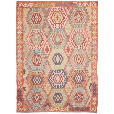 Tappeto Kilim Afghanistan marrone 184x248