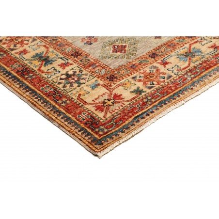 Tappeto Kazak Fine Pakistan marrone grigio 150x202