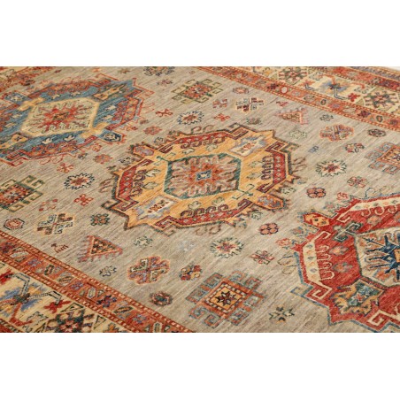 Tappeto Kazak Fine Pakistan marrone grigio 150x202