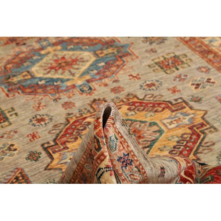 Tappeto Kazak Fine Pakistan marrone grigio 150x202