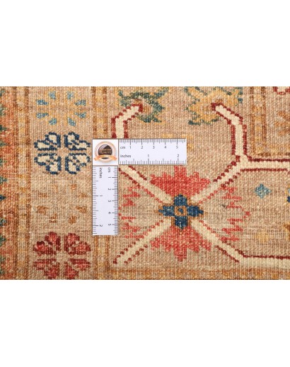 Tappeto Kazak Fine Pakistan marrone grigio 150x202
