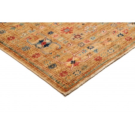 Tappeto Kazak Fine Pakistan arancione bianco 149x205