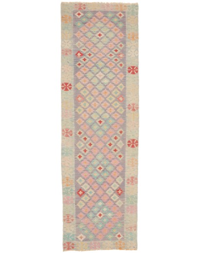 Tappeto Kilim Afghanistan marrone rosso 73x244