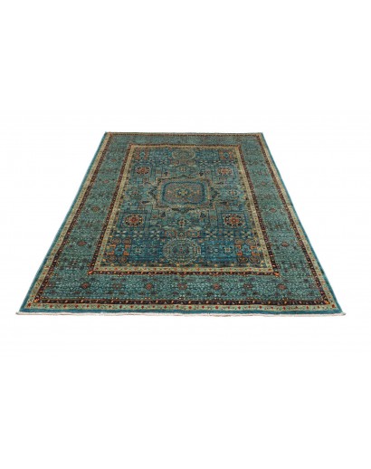 Tappeto Mamlouk Pakistan azzurro 149x205